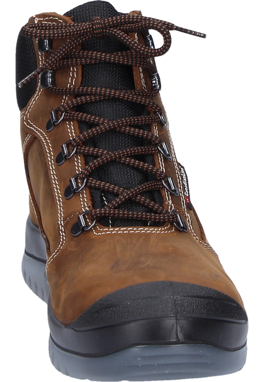 Canadian Line Prado brown High Work Shoes a safety shoe to EN ISO