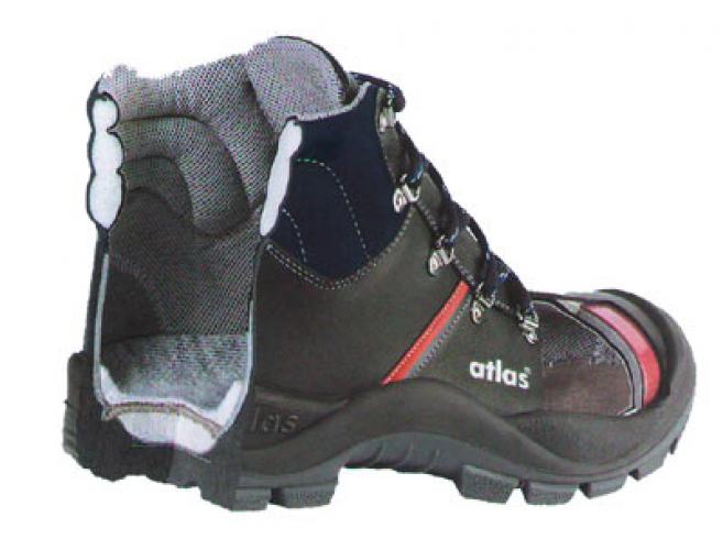 Scarpe Antinfortunistiche Atlas Tec 735 XP | Alu, Taglia 12 | Norma EN ISO 20345 S3 SRC
