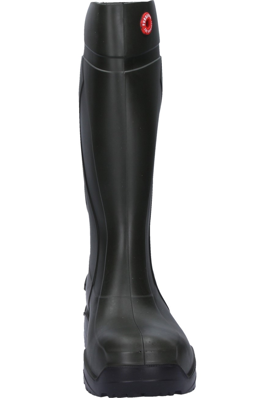 steel toe rubber boots dunlop purofort safety rubber boots in green steel toe rubber boots dunlop purofort safety rubber boots in green