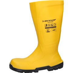 Dunlop S5 professional rubber boot JobGUARD ESD yellow | with Sneakerfit fit