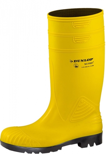 ESD Acifort yellow S5 Wellington boots by Dunlop
