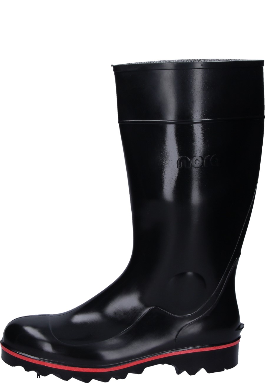 S5 rubber boots from Nora Mega Jan black | with steel toe cap and
