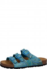 LICO BIOLINE LADY slipper turquoise / lemon