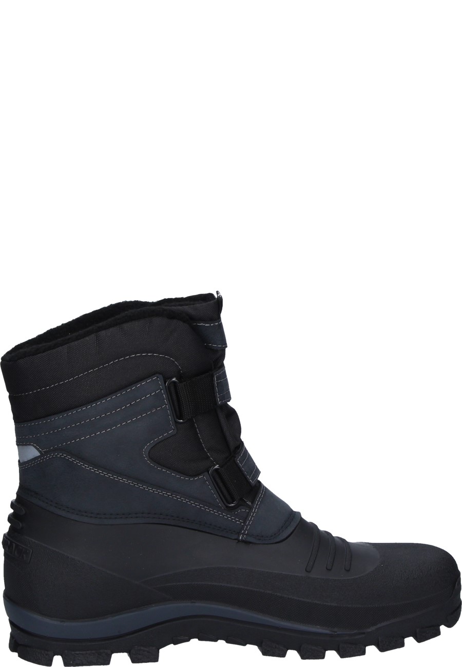 mens winter boots with velcro fastening