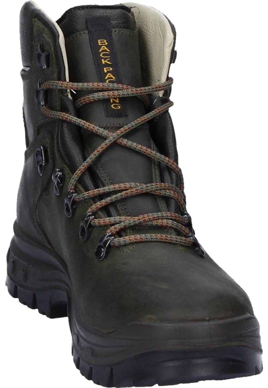 Grisport Leather LaceUp Trekking Boots in olive with Vibram Sole