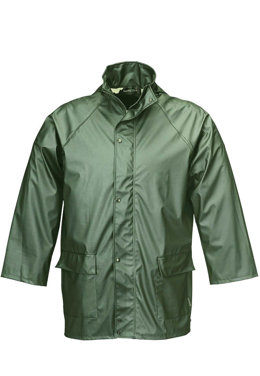 Terraflex Rain Jacket in olive > Wellington boots specialist and