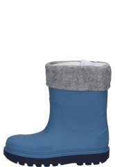 Playshoes children's rubber boot blue | With removable lining
