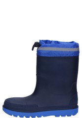Playshoes lined children's rubber boot darkblue with cuff