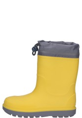 Playshoes lined children's rubber boot yellow with cuff