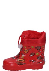 Playshoes lined children's rubber boot WALDTIERE red