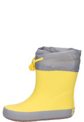 Playshoes short barefoot children's rubber boots yellow | With cuff
