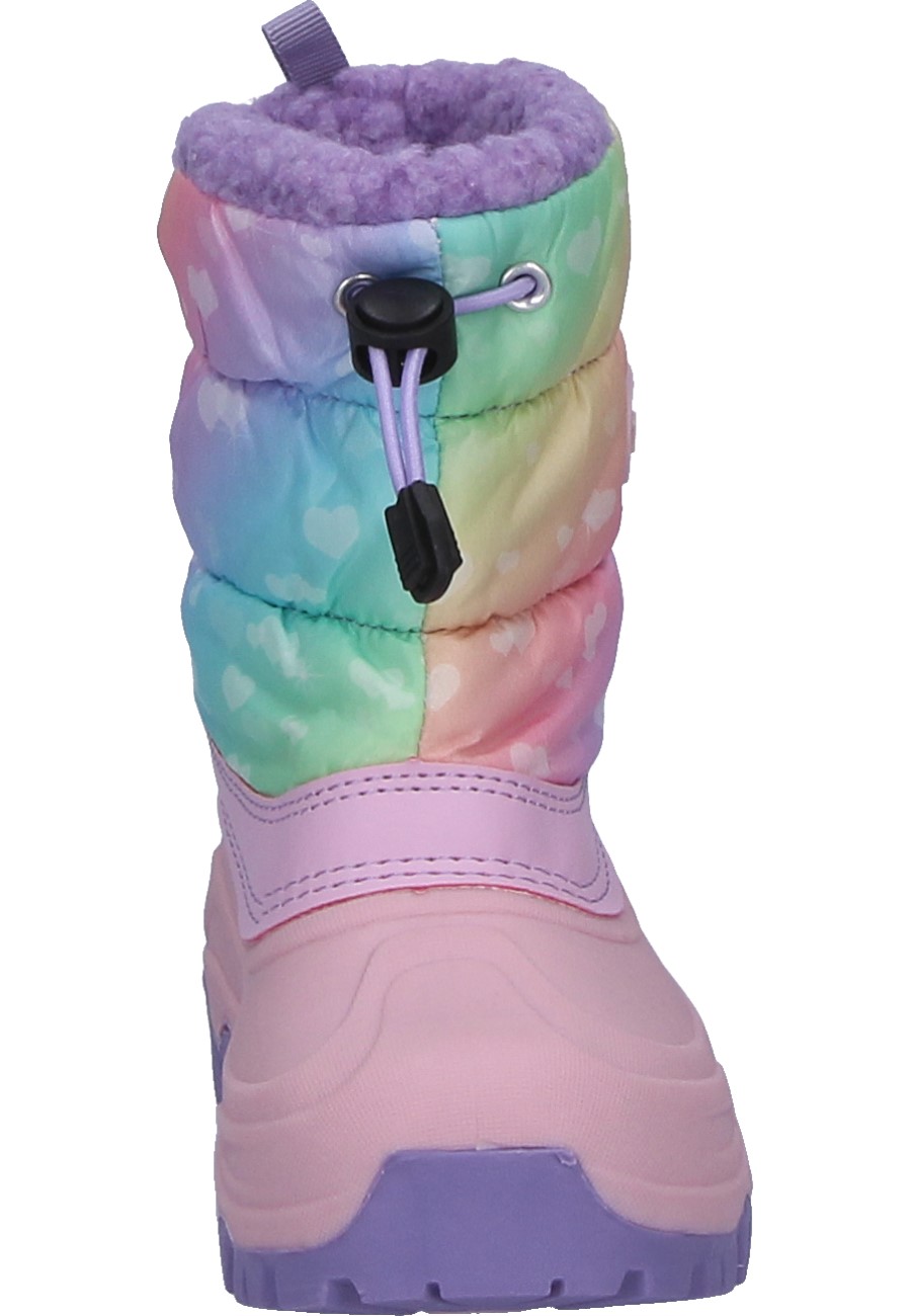 Winter boots for children RAINBOW pink Playshoes