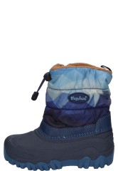 Playshoes children's winter boot MOUNTAINS blue