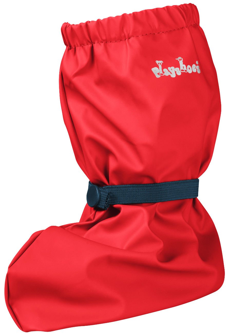 Playshoes waterproof overshoe red for crawling children