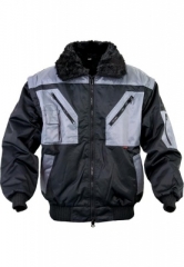 Pilot Jacket in black/grey- a two-tone jacket for work Pilot Jacket in black/grey- a two-tone jacket for work