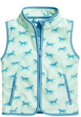 Warm childrens fleece vest from Playshoes