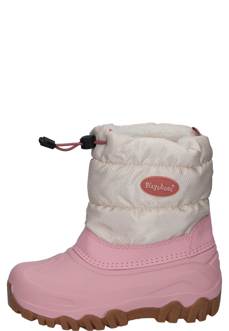 Lined children's boot pink by Playshoes