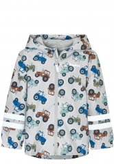 Playshoes breathable rain jacket TRAKTOR for children Playshoes breathable rain jacket TRAKTOR for children
