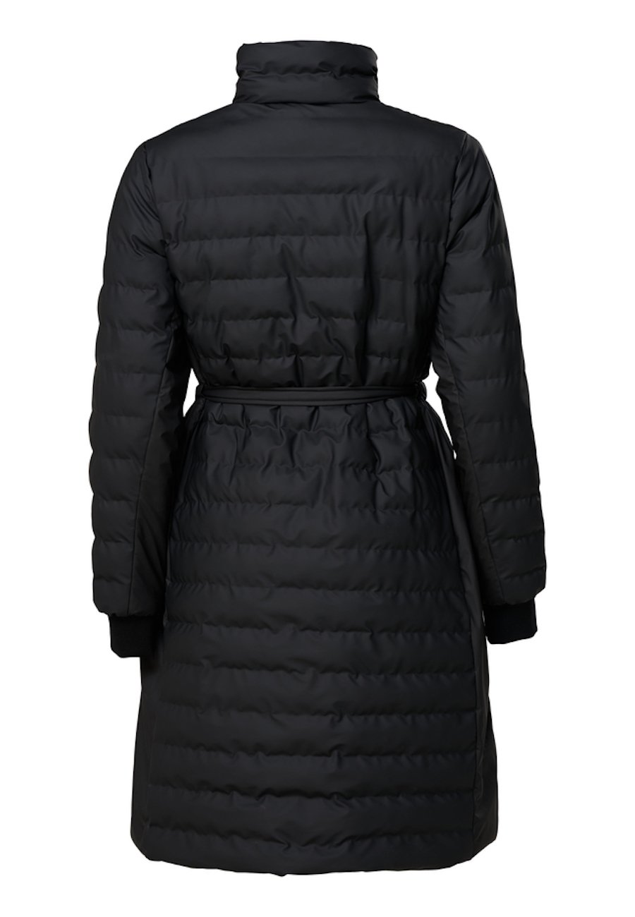 Lined raincoat for women TREKKER W COAT in black by RAINS