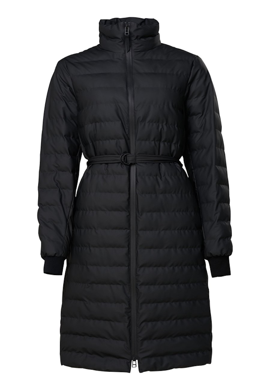 Lined raincoat for women TREKKER W COAT in black by RAINS