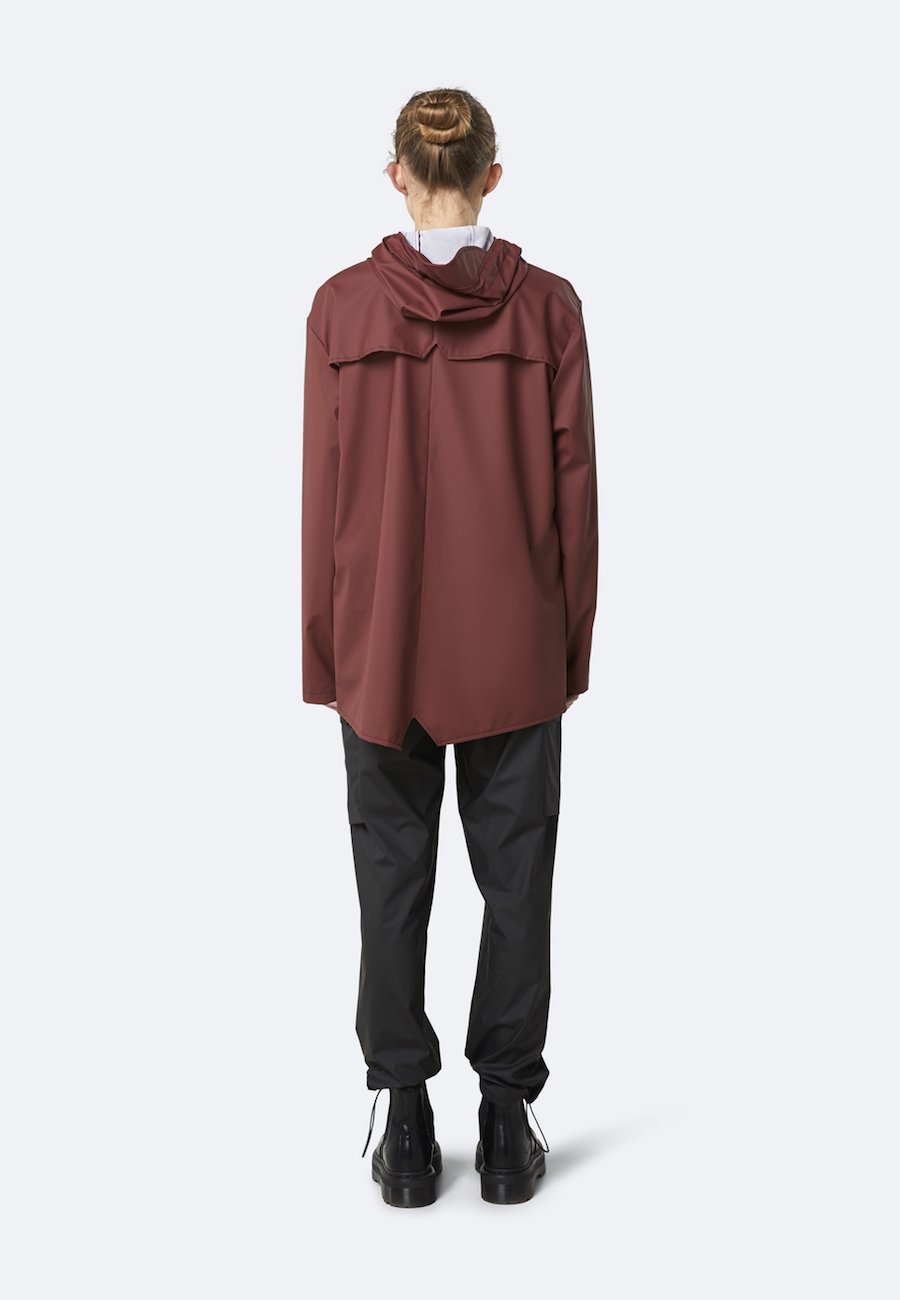 Maroon rain jacket outlet