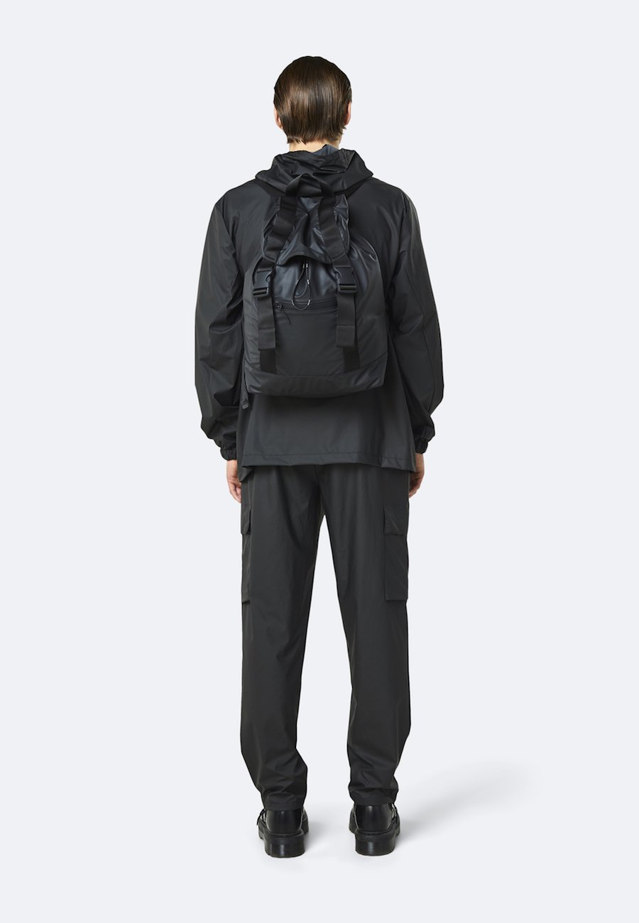 RAINS waterproof backpack ULTRALIGHT RUCKSACK in black