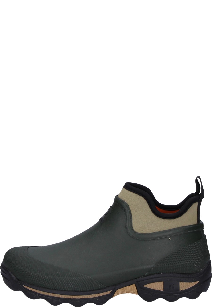 Rouchette -CLEAN-LAND- Ankle Rubber boots khaki rubber boots in