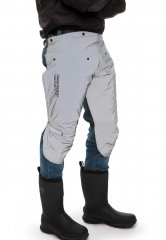 Rain trousers RAINLEGS� ARCTIC in silver with refelecting surface