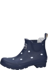 Womens rubber ankle boot DOTS blue by Rajn
