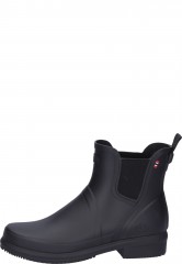 Gyda black rubber ankle boots for women by Viking