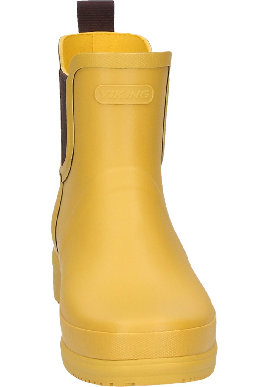 Gyda yellow rubber ankle boots for women by Viking