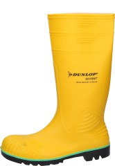 Dunlop Acifort Full saftey Chemical Range with steel toe cap and kick plate in yellow Dunlop Acifort Full saftey Chemical Range with steel toe cap and kick plate in yellow