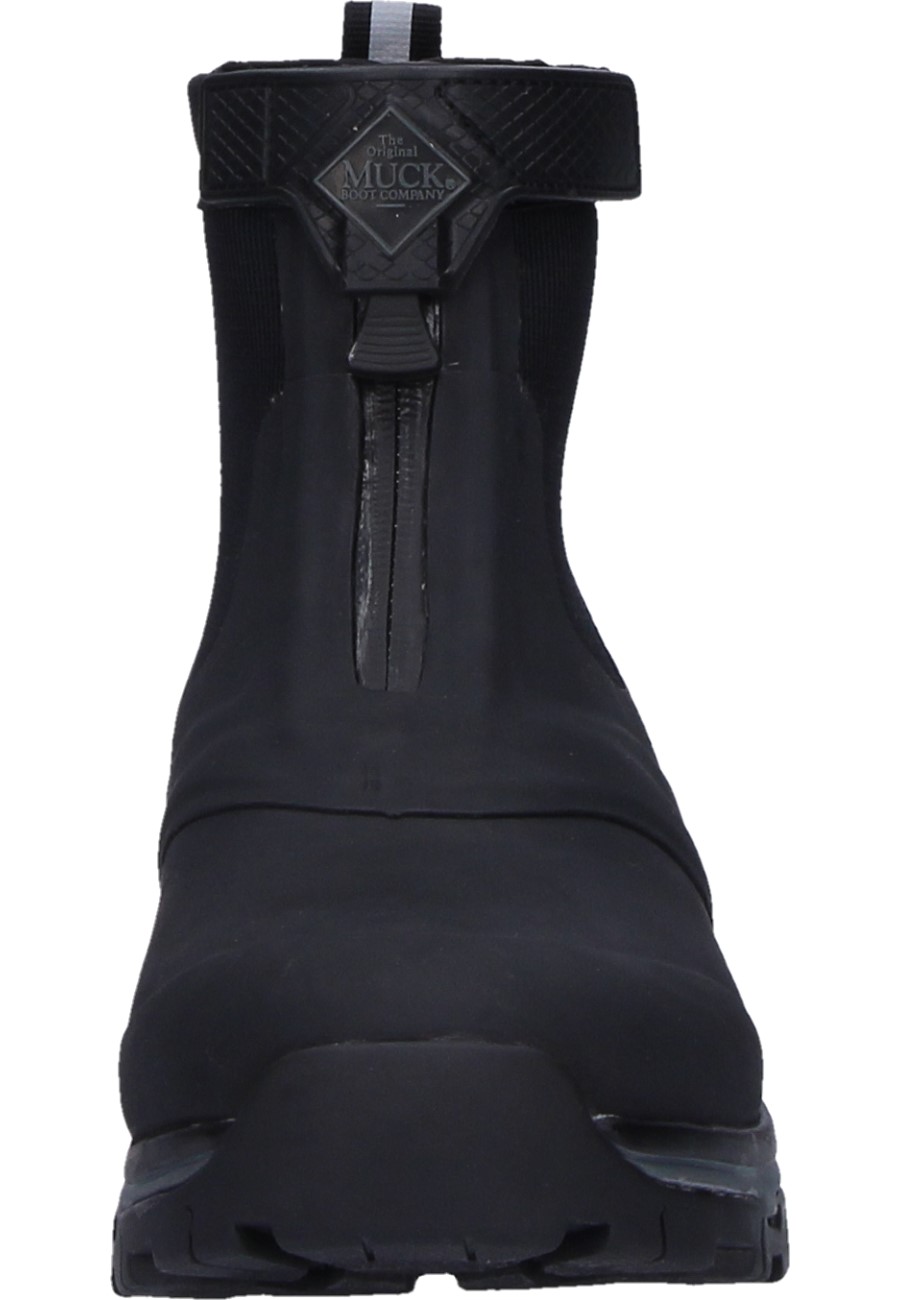 Mens rubber ankle boot APEX ZIP black by Muck Boots The hiking boot among the rubber boots