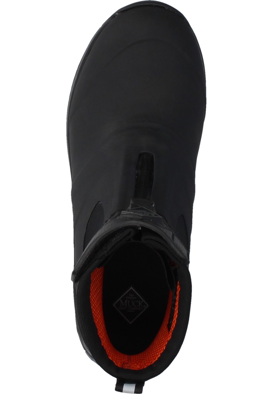 Mens rubber ankle boot APEX ZIP black by Muck Boots The hiking boot among the rubber boots