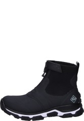 Muckboot women's rubber ankle boots APEX ZIP WOMAN black/white 
