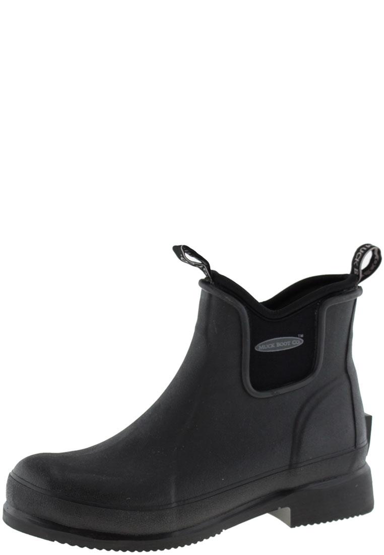 Wear black Ankle Rubber Boots by The 