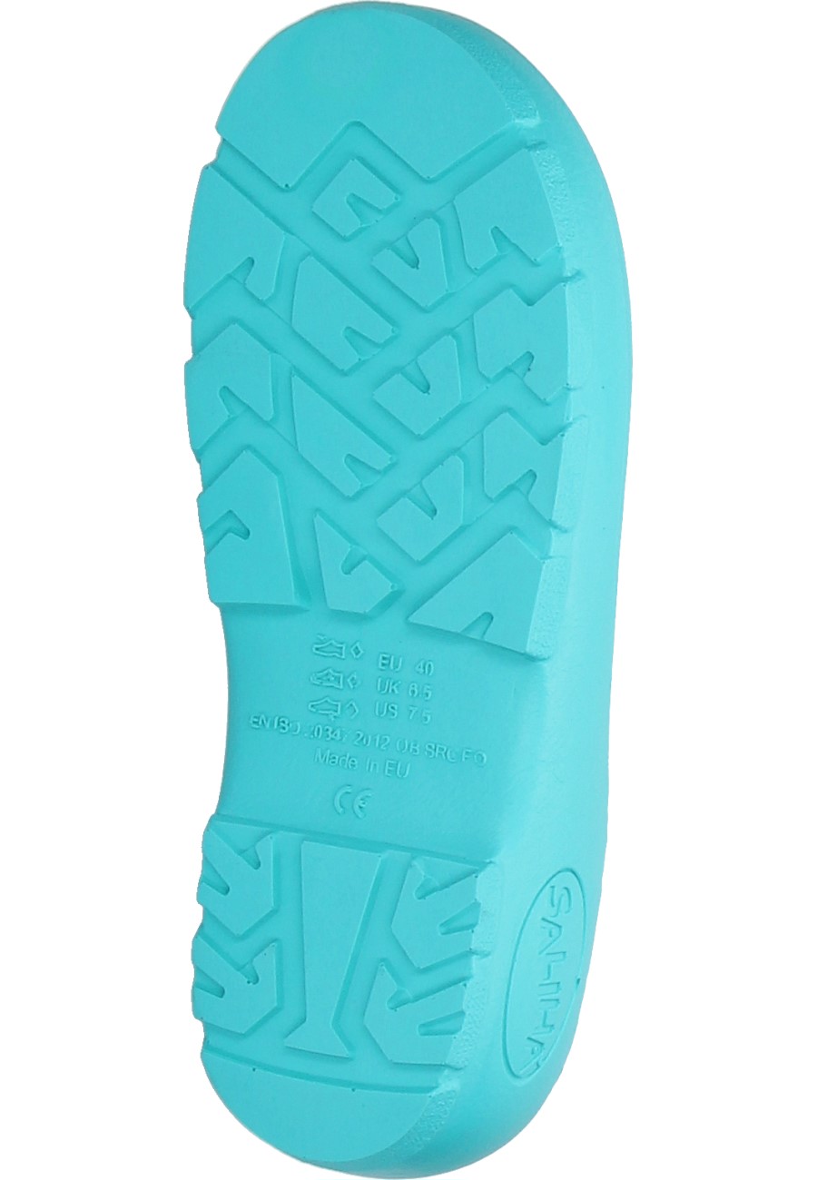 Easy care rubber clogs MULTI CLOG turquoise for women by Saliha