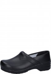 PU-CLOG with heel protection black from Sanita work wea