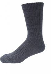 Short Norwegian Socks in grey by NORDPOL - made of Virg
