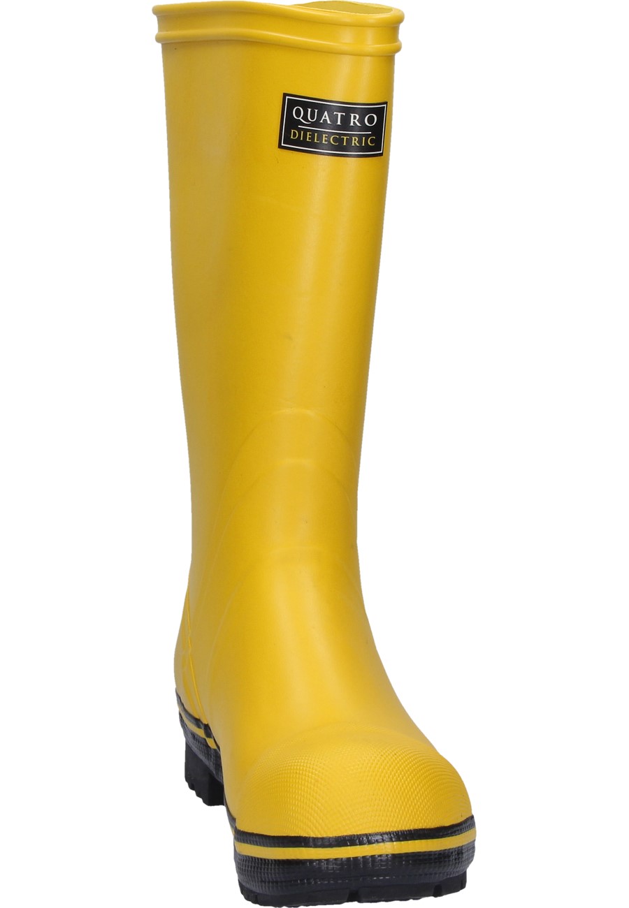 Electrician's boots Quatro Dielectric in yellow of the label Skellerup