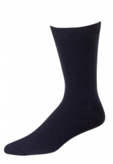 Smooth Knit Socks for Men in marine - made of Wool/Poly Smooth Knit Socks for Men in marine - made of Wool/Poly
