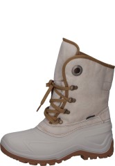 Lined ladies lace up boots EILEEN white by Spirale Lined ladies lace up boots EILEEN white by Spirale