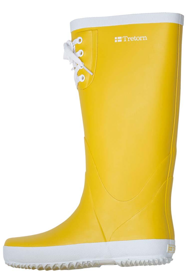 Tretorn BLUE TOP yellow Rubber Boots a women’s sailing boot with