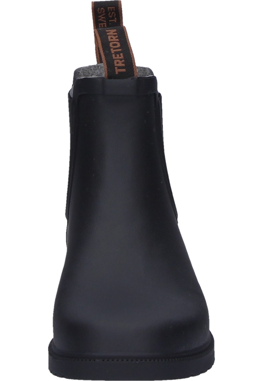 Tretorn Rubber ankle boots CHELSEA CLASSIC WOOL black