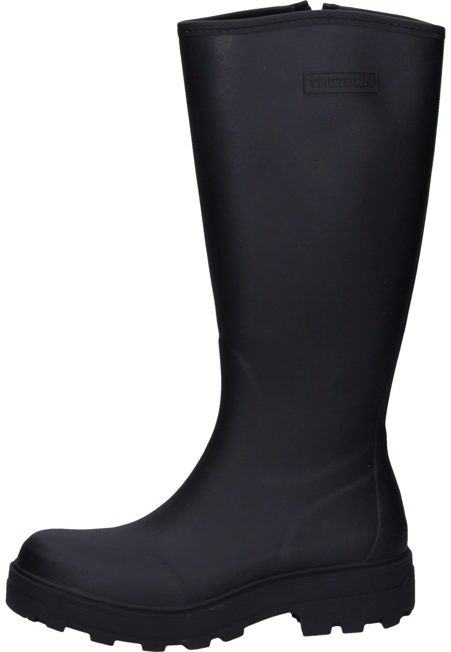 Durable women's rubber boots HALLA black by Tretorn