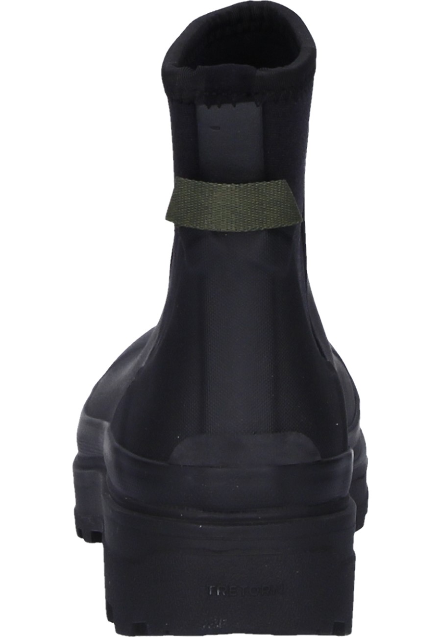 Trendy rubber ankle boot BLASIA CHELSEA black for women