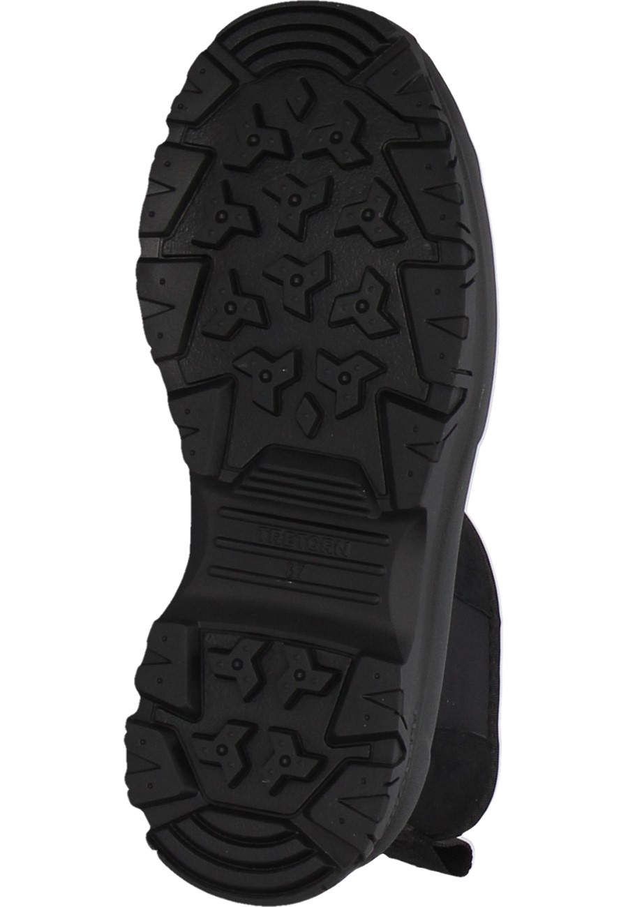 AHUS HYBRID Jet black ankle rubber boots for women by Tretorn