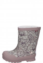 Viking children winter rubber boots JOLLY THERMO PRINT Dusty Pink/Cream 