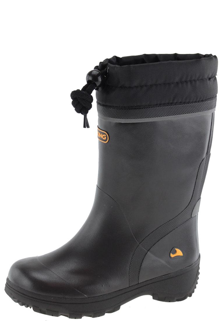 warm rubber boots