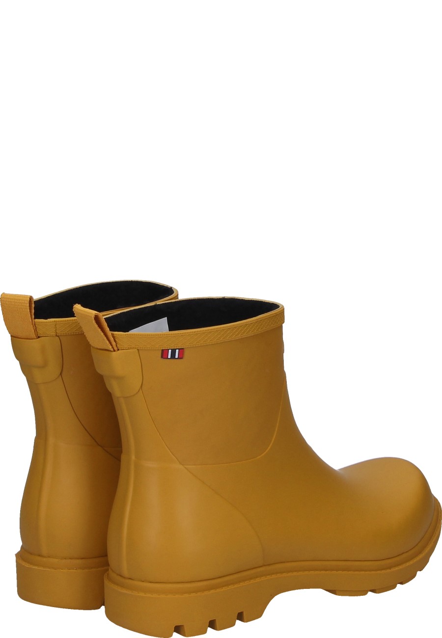 Warm lined rubber ankle boot NOBLE WARM mustard by Viking for women